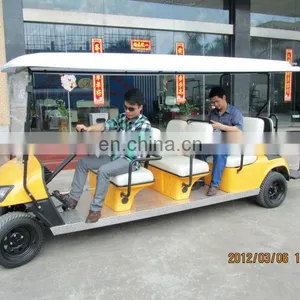 8 Person Electric Shuttle Bus Golf Cruiser With CE Certificate and Powerful Motor thumbnail-3