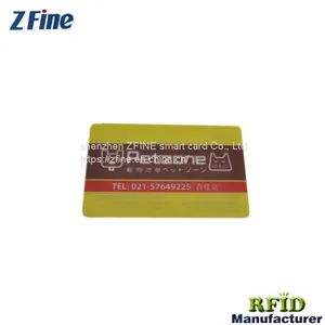 2018 Hot Sale Pvc Material Transparent Plastic Business Card thumbnail-1