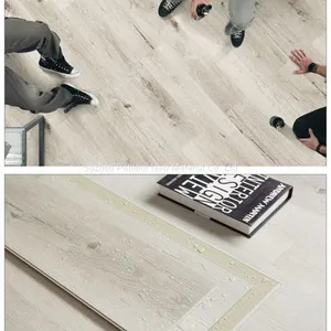 SPC Floor Plastic Flooring Sheet Tiles Slotted Click Lock 4.0mm Thickness 0.5mm Wear Layer thumbnail-1