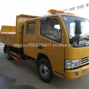 The Five Dongfeng Two-seater Small Dump Truck thumbnail-2