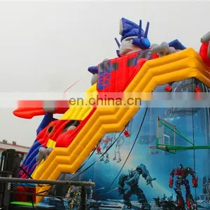 2020 New Design Space Theme Super Robot War Inflatable Slide on Sale thumbnail-6