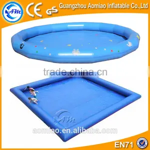 0.9mm PVC High Quality Inflatable Ball Pool, Square/round Inflatable Water Swimming Pool thumbnail-1