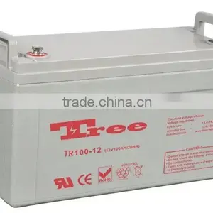 3 Years Warranty Maintenance Free 12v 100ah Gel Deep Cycle Battery for Power Plant thumbnail-2