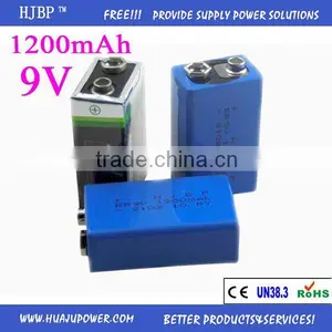 China Factory Wholesale HJBP CE|ROHS|UN38.3 LiSOCl2 ER9V 1200MAH Lithium Battery for Smoke Detector thumbnail-3