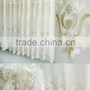 Organza Polyester Jacquard Curtain Butterfly Curtain for Girl's Bedroom thumbnail-2