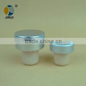 Plastic Synthetic Cork Stopper With Silver Aluminum Cover thumbnail-3