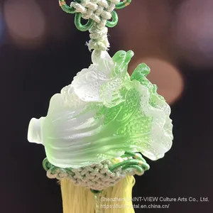 Factory Supply All Kinds of Liuli Crystal Feng Shui Car Interior Hanging Accessories thumbnail-1