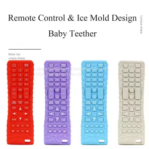 Silicone Remote Control Baby Teether Chews Teething Toys For Kids Wholesale By Weiqi thumbnail-1