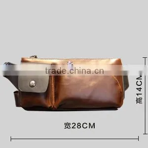 Wholesale Fashion Design PU Leather Men Chest Bag Shoulder Bags for Man thumbnail-3