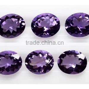 12x10mm Natural Amethyst Oval Calibrated Size AAA Quality Eye Clean thumbnail-1