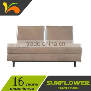 Fabric Leisure Three Folded Sofa Bed With 2 Back Pillows thumbnail-2