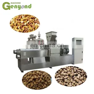 Small Pet Kibble Wet Pellet Making Full Production Line Dry Dog Food Machine thumbnail-1