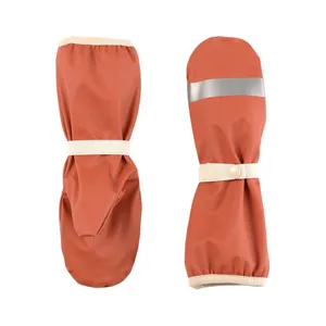 Recycled Mittens Rust Kids Waterproof Gloves thumbnail-1