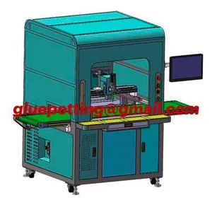 Two Parts Silicone Sealant Potting Compound Adhesive Mixing and Dosing and Filling Machine For Solar PV Module Junction Box thumbnail-2