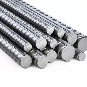 Manufacturer Hot Rolled Deformed Ribbed Rebar Astm A615 Gr60 Hrb400 Hrb600 20mm 12mm 10mm Plain Round Carbon Steel Bar thumbnail-2