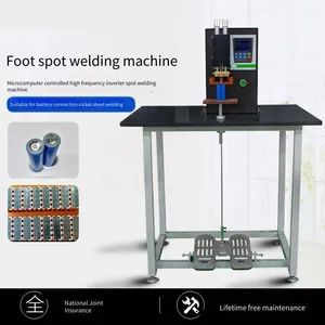 Battery Spot Welder, Lithium Battery Spot Welding Machine, Semi-automatic Lithium Battery Welding Machine, Gantry Frame Battery Cell Spot Welding Equipment thumbnail-1