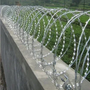 Galvanized Razor Wire With 2.5mm Core Diameter for Perimeter Security thumbnail-4