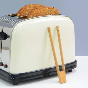 Bamboo Kitchen Tong on Sale/bambu Bread Tong/bamboo Toaster Tong for Sale thumbnail-4