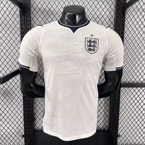 2627 England Home Player Version Jersey, Same Style as the Men’s Short-Sleeve Soccer Shirt for the USA, Canada, and Mexico World Cup thumbnail-1