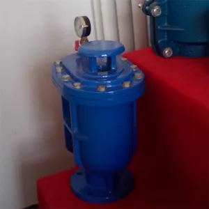 Automatic Air Vent Valve Cast Steel DI QT450 DN50 PN16 PN25 Screwed Single Sewage Pipe Air Release Valve Double Orifice thumbnail-6