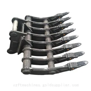 Heavy Duty Hydraulic Root Rake Excavator Attachment Stump Removal Rake Land Clearing Rake for Excavators thumbnail-3