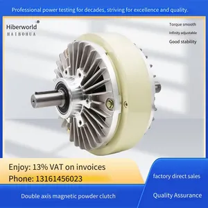 fz Magnetic Powder Brake, Single Shaft Hole Type, fl Clutch, Double Shaft, Tension Control for Rewinding and Unwinding, Haibo Hua thumbnail-1