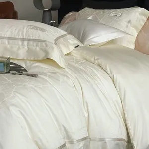 Ultra-Soft 100% Natural Cotton King Bedding, Modern Solid Color Skin-Friendly Sheet Set thumbnail-4