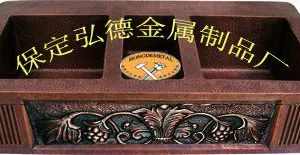 Kitchen Sink, Supplying Pure Handmade Kitchen Copper Sinks and Bathroom Basins thumbnail-5