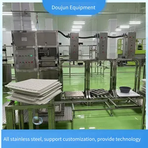 Fully Automatic Tofu Cube Machine, Stainless Steel, Automatic Brain Feeding and Automatic Slurry Pouring, Controlled by Cnc Panel, Technical Support Provided thumbnail-1