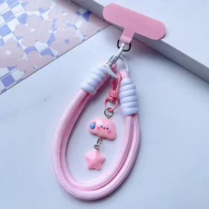Hot Wholesale OEM Silicone Thickened Simple Lanyard Phone Case thumbnail-2