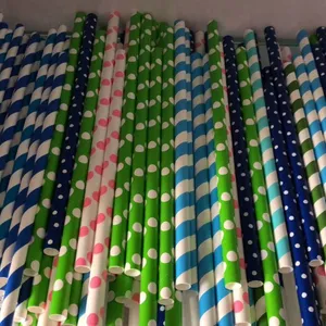 Ningbo PartyKing Golden Foil Option Design Paper Straws For Wedding Birthday Party Fashion Drinking Straws Decoration Supplies thumbnail-4