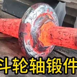 Bucket Wheel Shaft Open-Die Forgings, Custom Drive Shafts for Stacker Reclaimer, Professional Forging Manufacturer thumbnail-1
