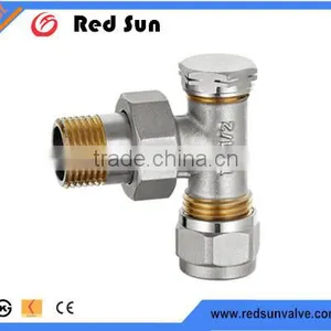 HR5110 Factory Manufacture Forged Brass Water Thermostatic Radiator Valve thumbnail-1
