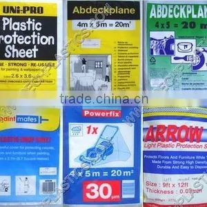Manufacture Polythene Plastic Decorating Dust Sheets thumbnail-1