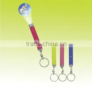 Promotional Small Led Projector Keyring Light,mini Keychain Light,led uv Light thumbnail-2
