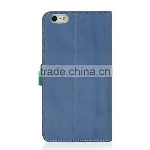 Minandio High Quality Leather Case Best Design Leather Phone Case With Leather Flip Cover Case For IPhone 6 thumbnail-3