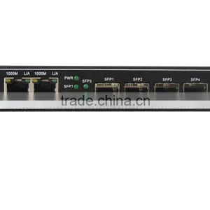 4 Optical 2 Utp Ethernet Media Converter Fiber Switch thumbnail-4