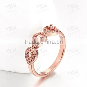 2015 New Model Cluster Stone Saudi Arabia Gold Platinum Wedding Ring Price thumbnail-2