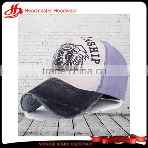 Wholesales Custom Cotton Distressed Washed Baseball Cap thumbnail-1