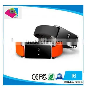 i6 Bluetooth 4.0 Wristband Health Bracelet Ring Smart Watch Sports Sleep Pedometer Recorder Smartwatch for Iphone IOS Android Ph thumbnail-1