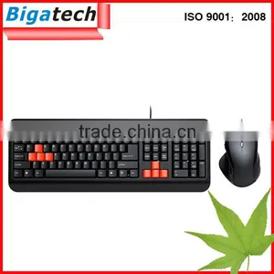 Hot Wired Computer Keyboard and Mouse for Gaming thumbnail-1