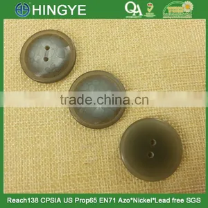 Laser Logo Resin Button --FB007 thumbnail-1