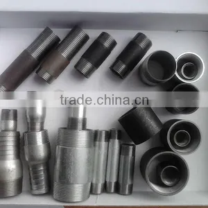 Zinc/galvanised Carbon Steel Pipe Fittings Sch40 NPT Steel Nipples thumbnail-1