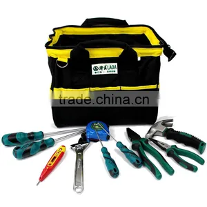 LAOA 11pcs Home Use Hardware Hand Tool Repair Set,Electrician Tool Set thumbnail-4