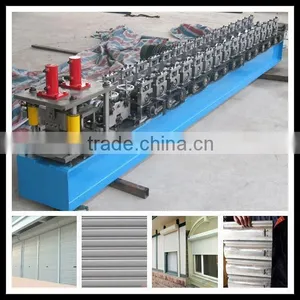 High Quality Roll Shutter Door Roll Forming Machine/roller Shutter/rolling Slats Production Line thumbnail-1