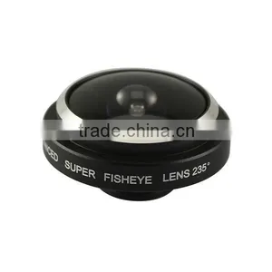 Detachable Circle Clip 235 Degree 0.4x Super Fisheye Lens for Smart Phone IPhone 6 Ipad Samsung Galaxy S6 thumbnail-6