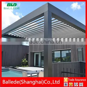 Aluminum Pergola With Louvered Roof thumbnail-1