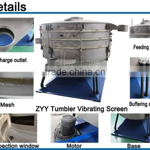 Stainless Steel Swing Rotary Sieve for Breadfruit Sieving thumbnail-3
