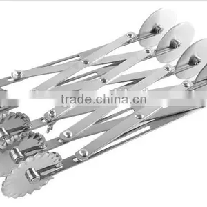 Pizza Double Roller Knife,,five Blade/7 Blade Roller Knife for Pizza thumbnail-4