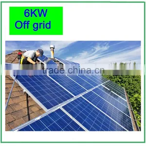 High Efficiency and Good Quality 6KW 96V Off Grid Solar Power System Kit For Home Use Quality Choice thumbnail-1